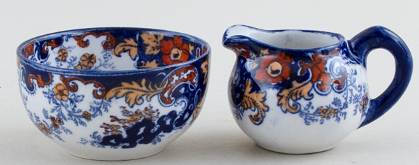 Creamer and Sugar Bowl c1900